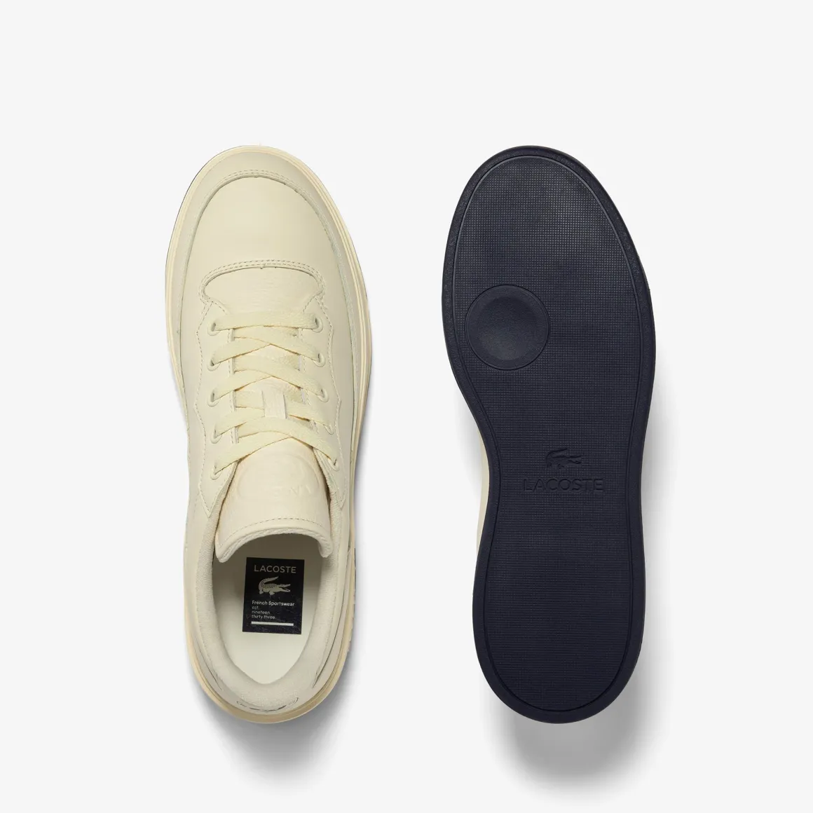 baskets_g_club_lacoste_homme_pour_rolandgarros__ecru_5.webp Roland-Garros Chaussures & Chaussettes | Chaussures-Baskets G80 Club Lacoste homme pour - Ecru