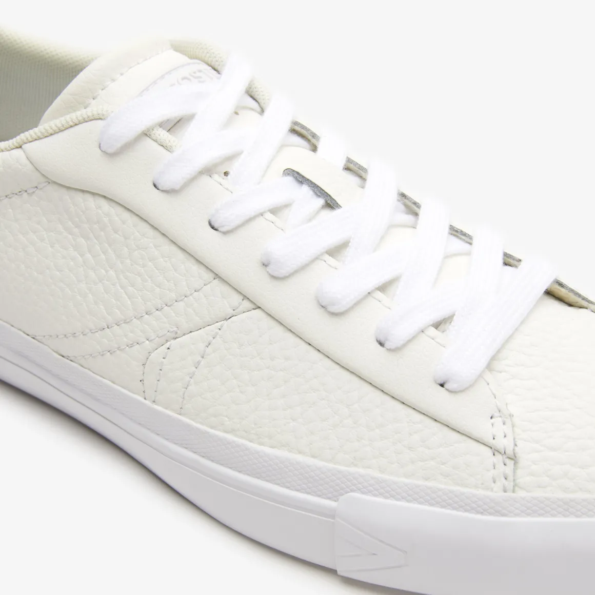 baskets_l_lacoste_homme_pour_rolandgarros__blanc_beige_2.webp Roland-Garros Chaussures & Chaussettes | Chaussures & Chaussettes-Baskets L006 Lacoste homme pour - Blanc Beige