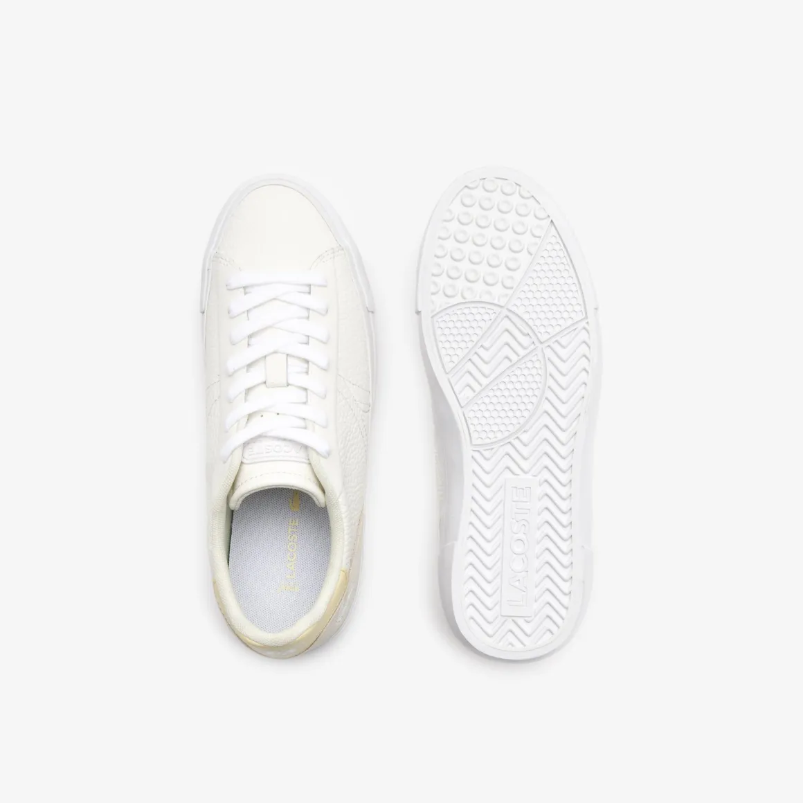 baskets_l_lacoste_homme_pour_rolandgarros__blanc_beige_4.webp Roland-Garros Chaussures & Chaussettes | Chaussures & Chaussettes-Baskets L006 Lacoste homme pour - Blanc Beige