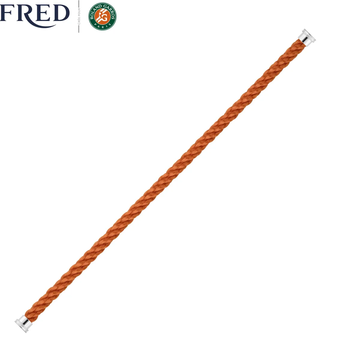 Roland-Garros Bracelets | Bracelets-Cable Fred pour 1 tour Corderie Terracotta - Terracotta