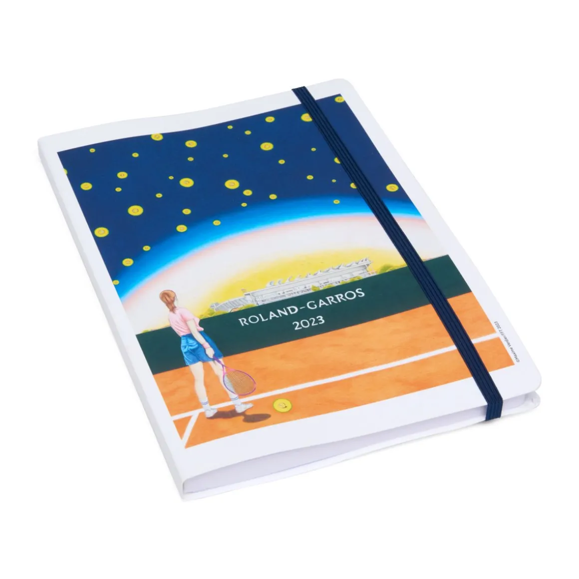 Roland-Garros Papeterie-Carnet Affiche 2023 - Multicolore