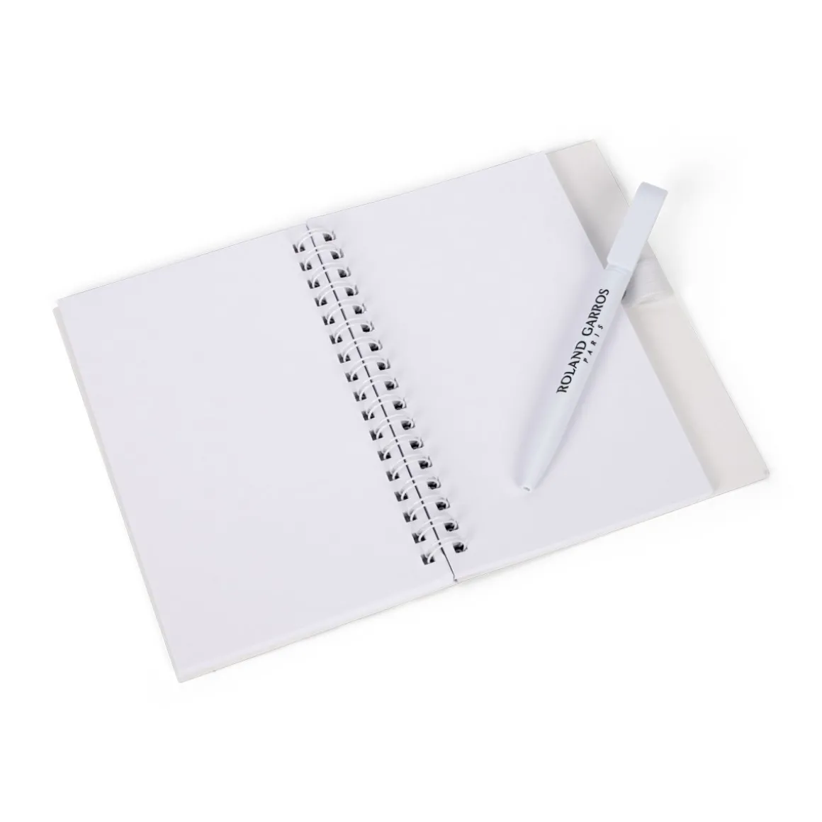 Roland-Garros Papeterie-Carnet & Stylo Autographe - Jaune et Marine