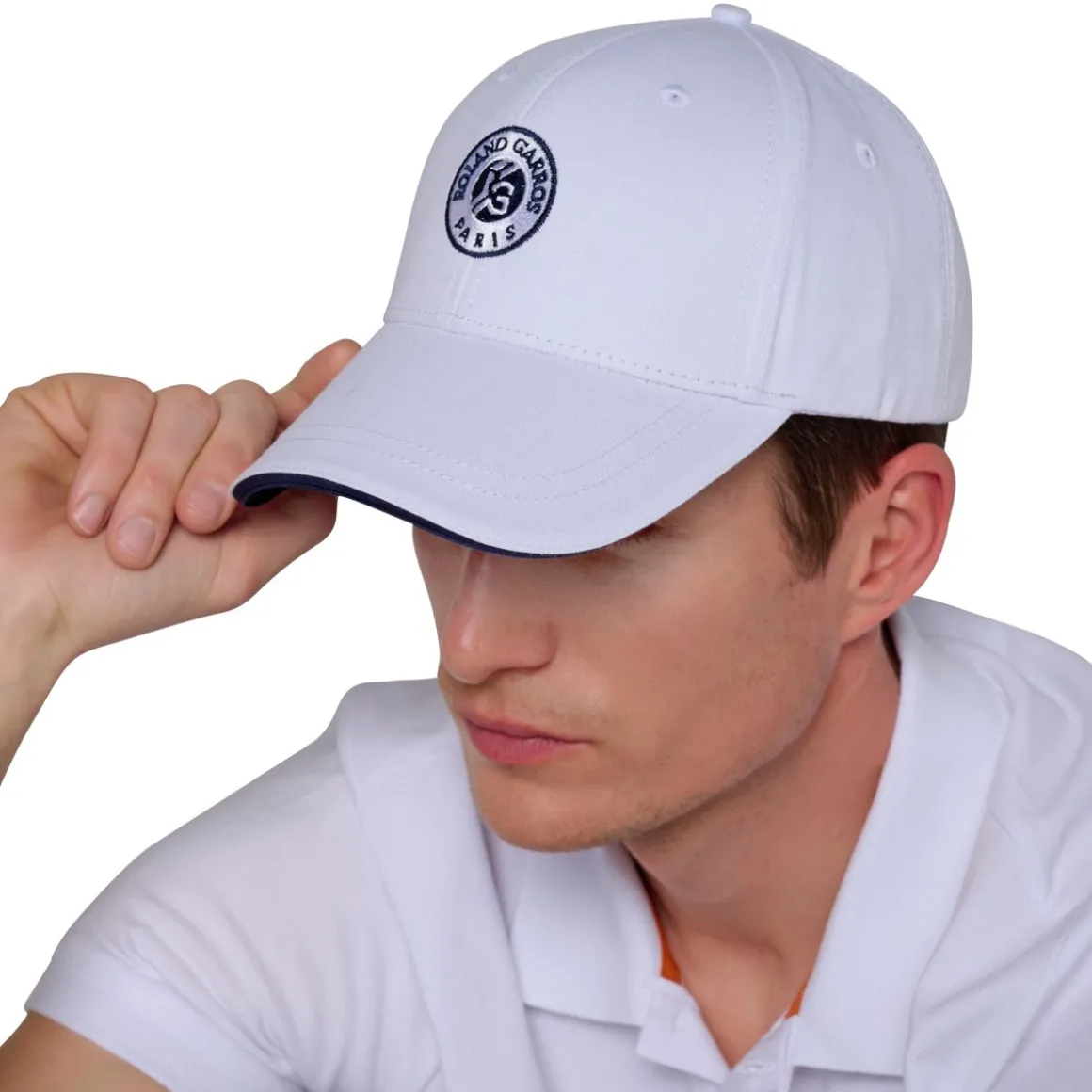 Roland-Garros Casquettes & Chapeaux | Casquettes & Chapeaux-Casquette logo monochrome - Blanc