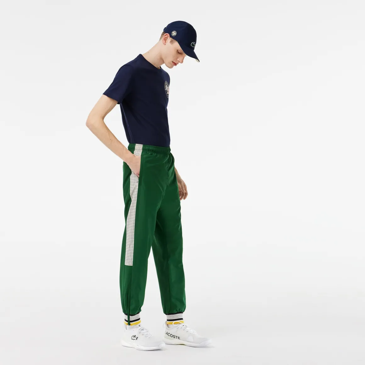 Roland-Garros Casquettes & Chapeaux | Casquettes & Chapeaux-Casquette Performance Unisexe Lacoste x - Marine et Jaune