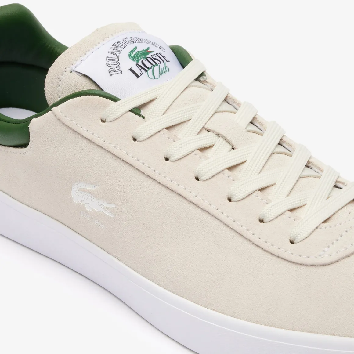 chaussures_baseshot_homme_lacoste_x_roland_garros__blanc_5.webp Roland-Garros Chaussures-Chaussures Baseshot Homme Lacoste x Roland Garros - Blanc