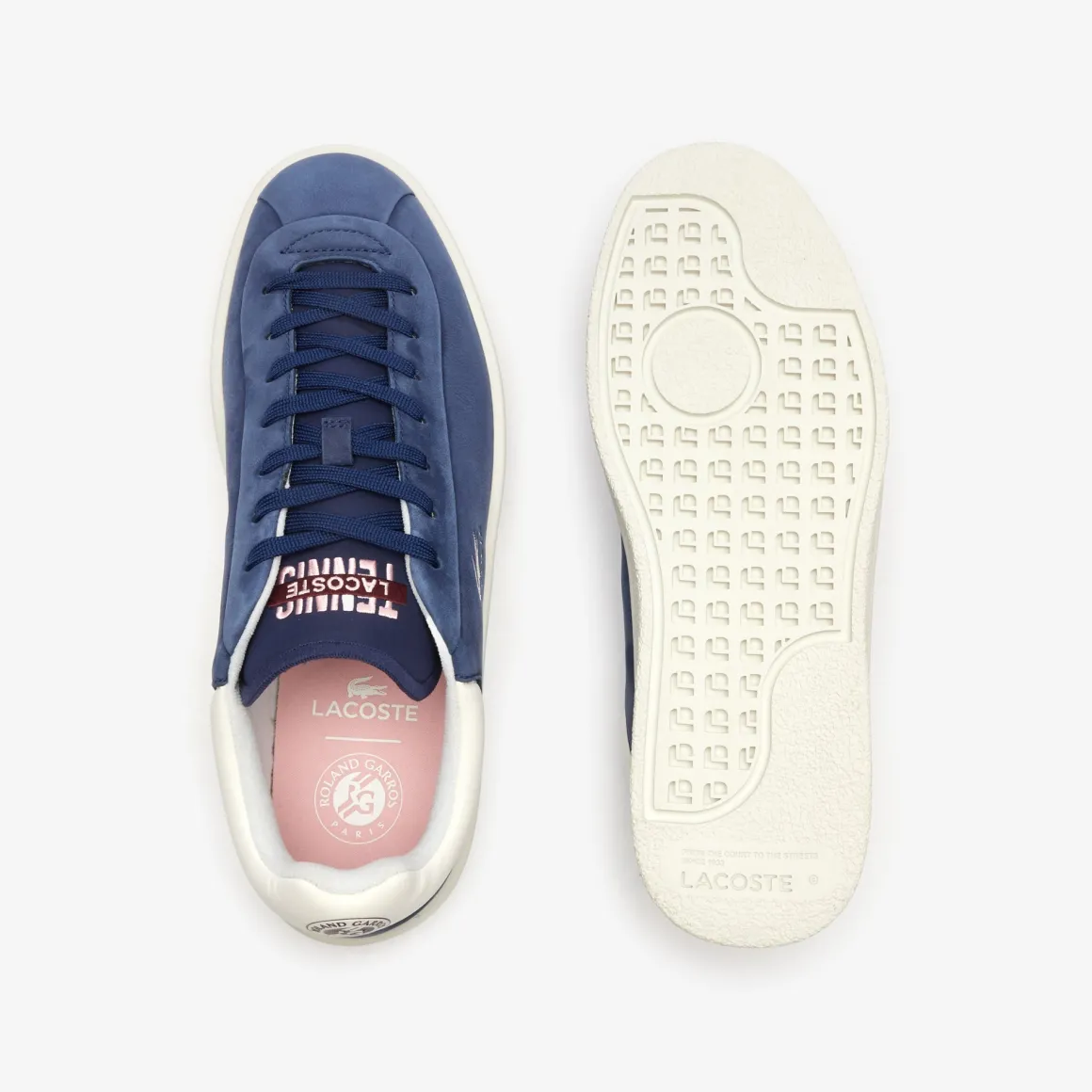 chaussures_baseshot_premium_homme_lacoste_x_rolandgarros__marine_3.webp Roland-Garros Chaussures-Chaussures Baseshot Premium homme Lacoste x - Marine