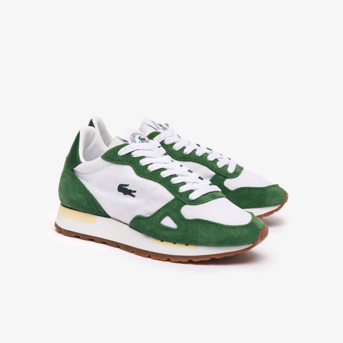 Roland-Garros Chaussures & Chaussettes | Chaussures & Chaussettes-Chaussures Partner 70s Femme Lacoste x Roland Garros - Blanc et Vert