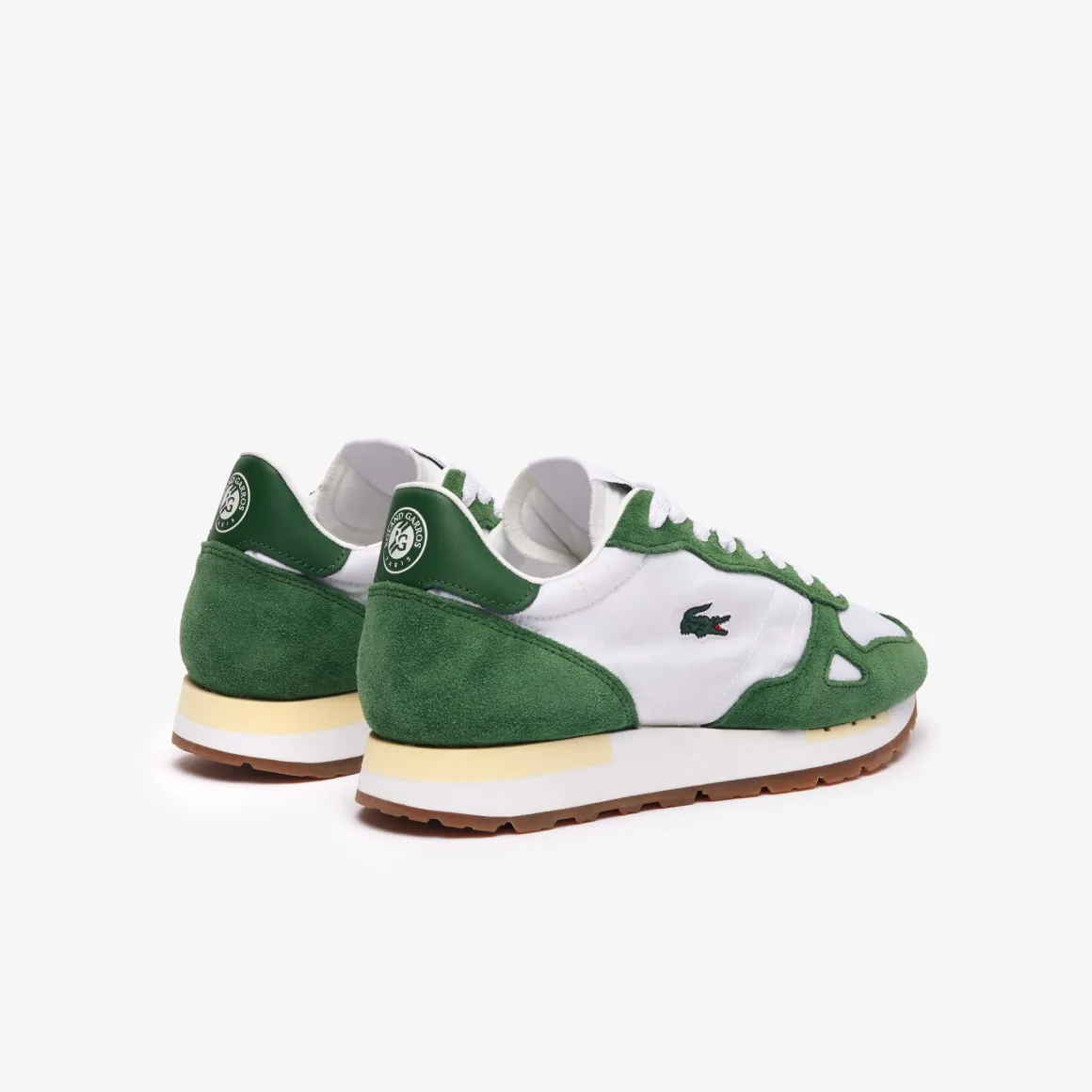 Roland-Garros Chaussures & Chaussettes | Chaussures & Chaussettes-Chaussures Partner 70s Femme Lacoste x Roland Garros - Blanc et Vert