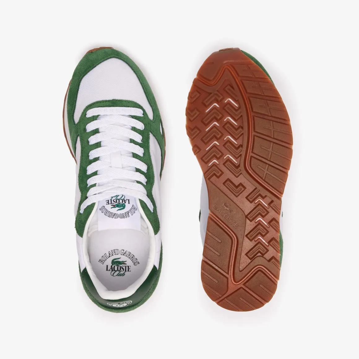 Roland-Garros Chaussures & Chaussettes | Chaussures & Chaussettes-Chaussures Partner 70s Femme Lacoste x Roland Garros - Blanc et Vert