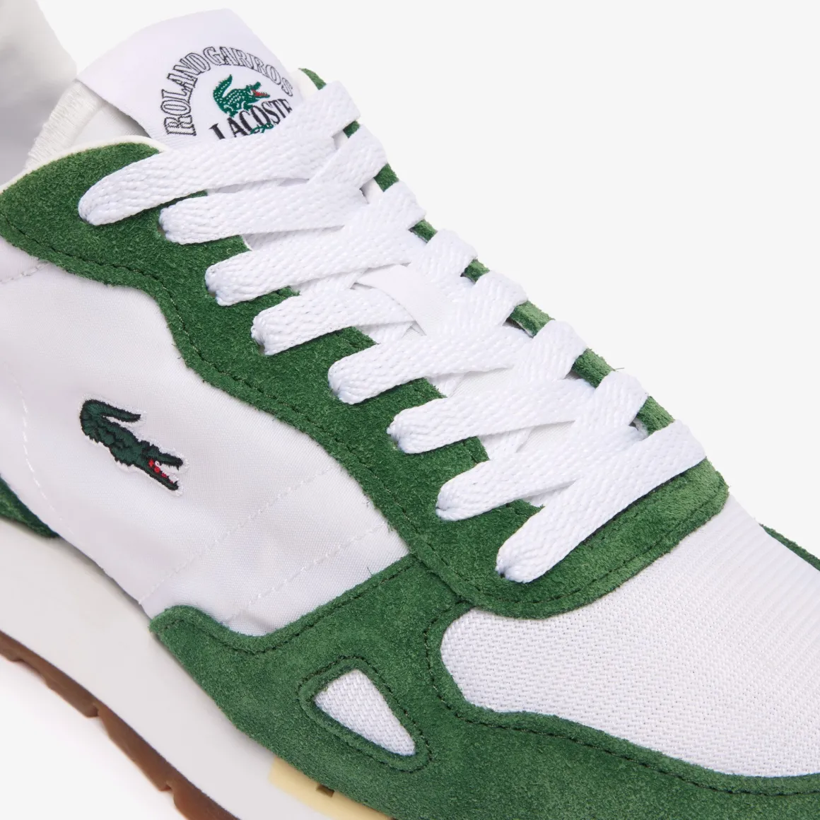 Roland-Garros Chaussures & Chaussettes | Chaussures & Chaussettes-Chaussures Partner 70s Femme Lacoste x Roland Garros - Blanc et Vert