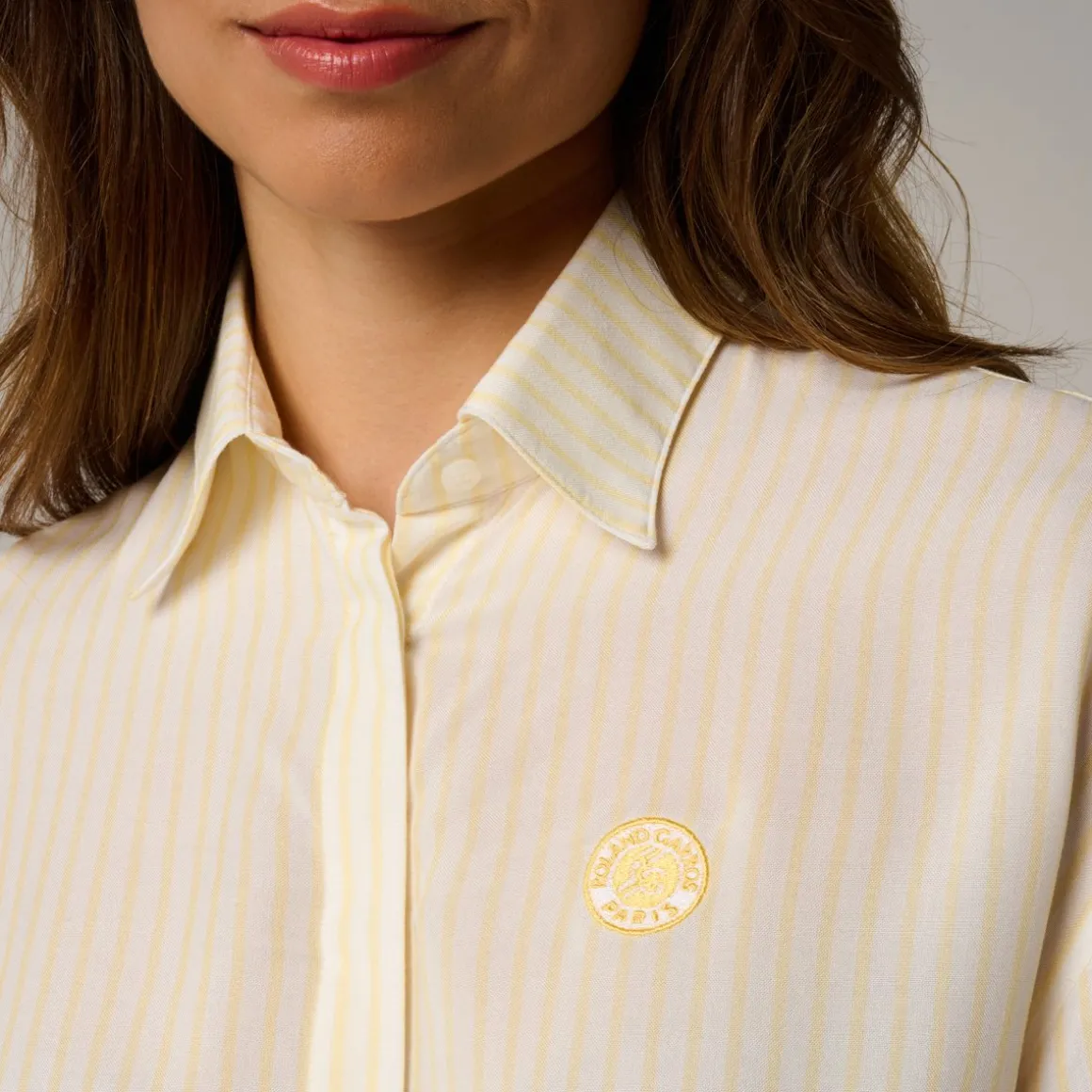 Roland-Garros Polos & Chemises-Chemise Heritage femme - Blanc