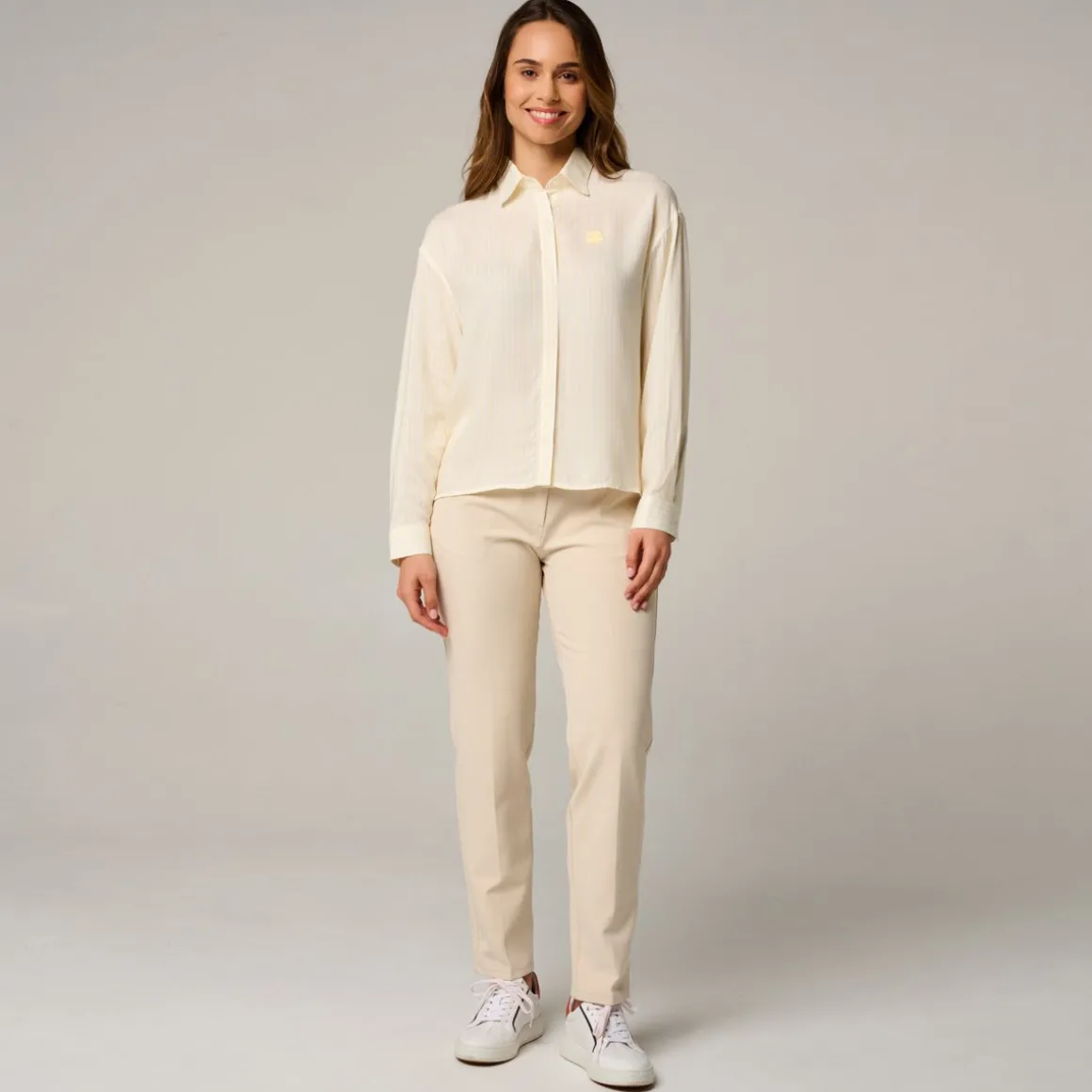 Roland-Garros Polos & Chemises-Chemise Heritage femme - Blanc