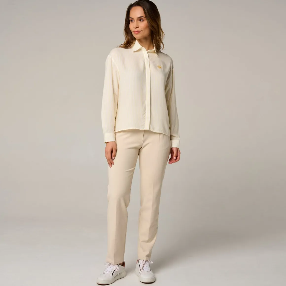 Roland-Garros Polos & Chemises-Chemise Heritage femme - Blanc