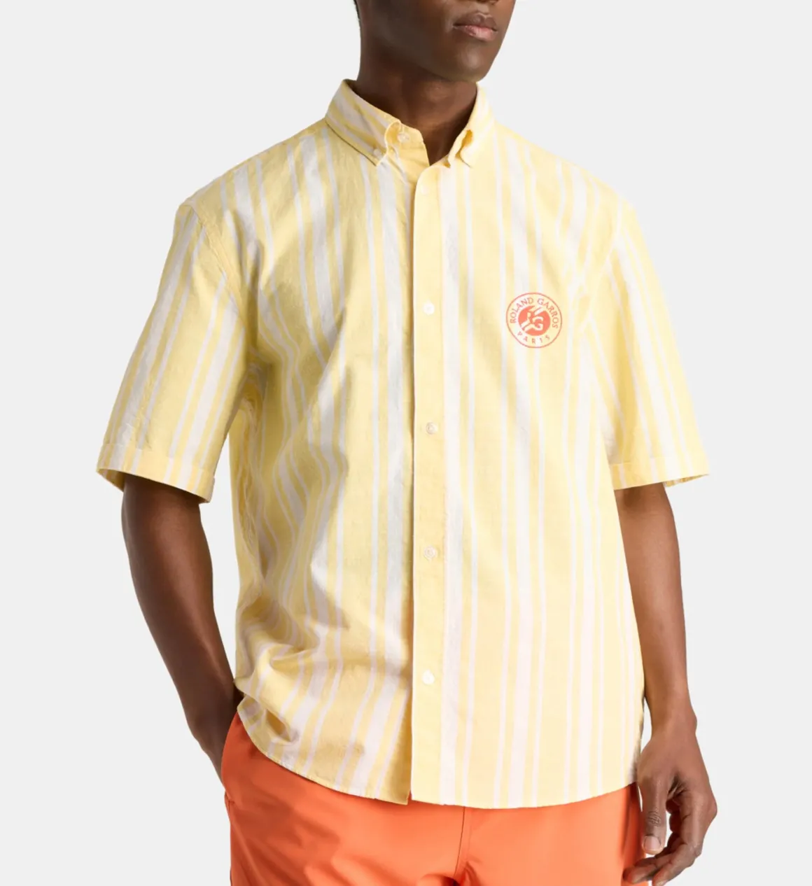 Roland-Garros T-shirts-Chemise homme Galeries Lafayette x - Jaune