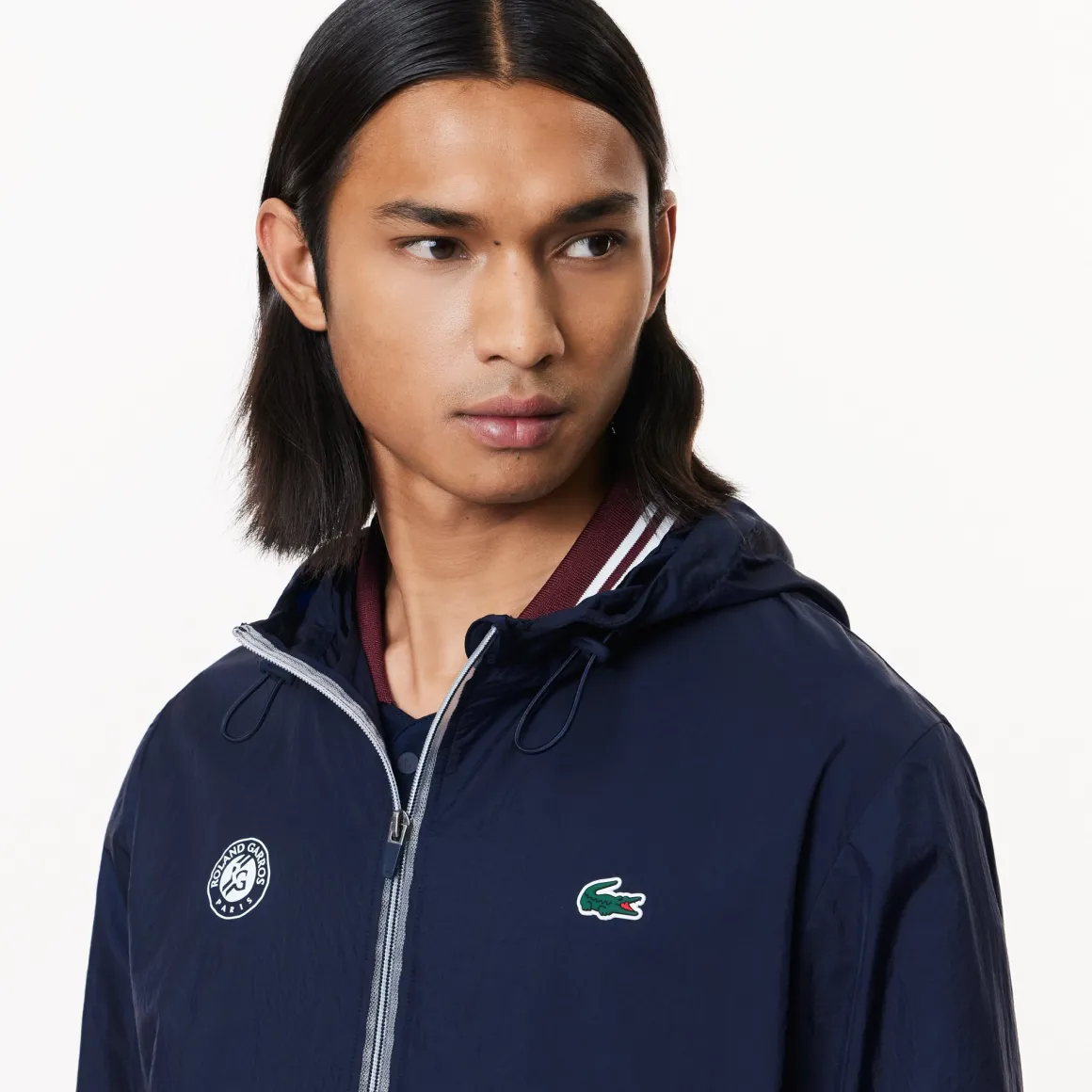 Roland-Garros Vestes-Coupe-Vent Performance homme Lacoste x - Marine