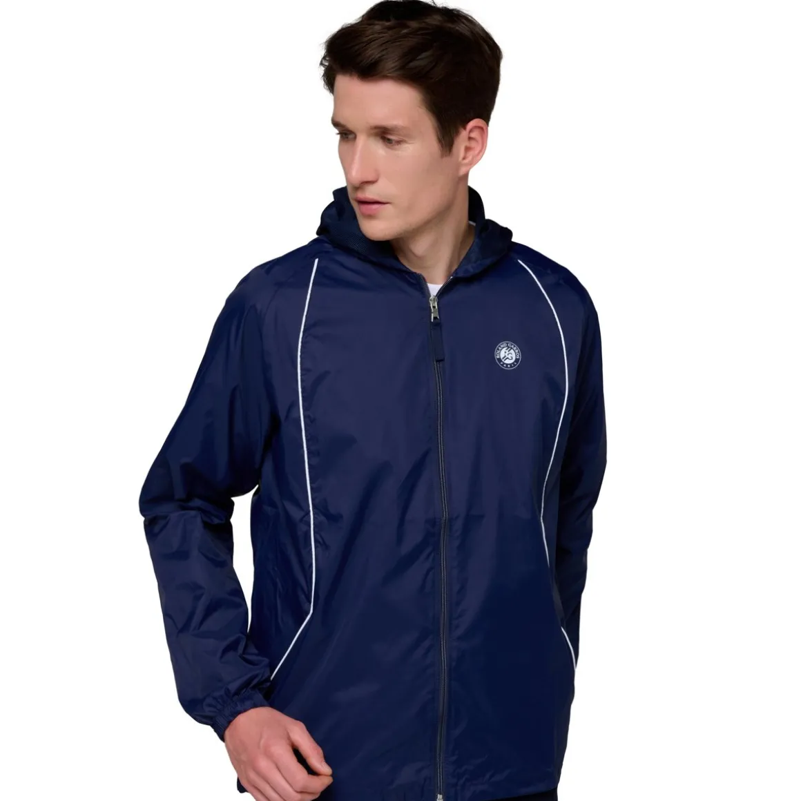 Roland-Garros Vestes-Coupe-vent pliable Homme - Marine