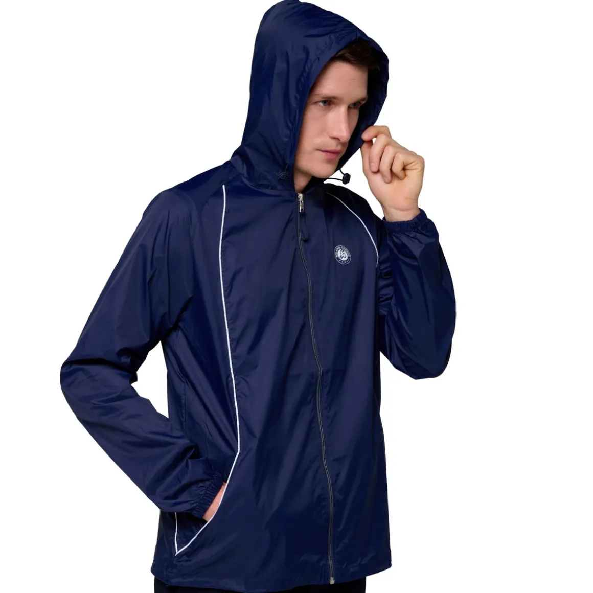 Roland-Garros Vestes-Coupe-vent pliable Homme - Marine