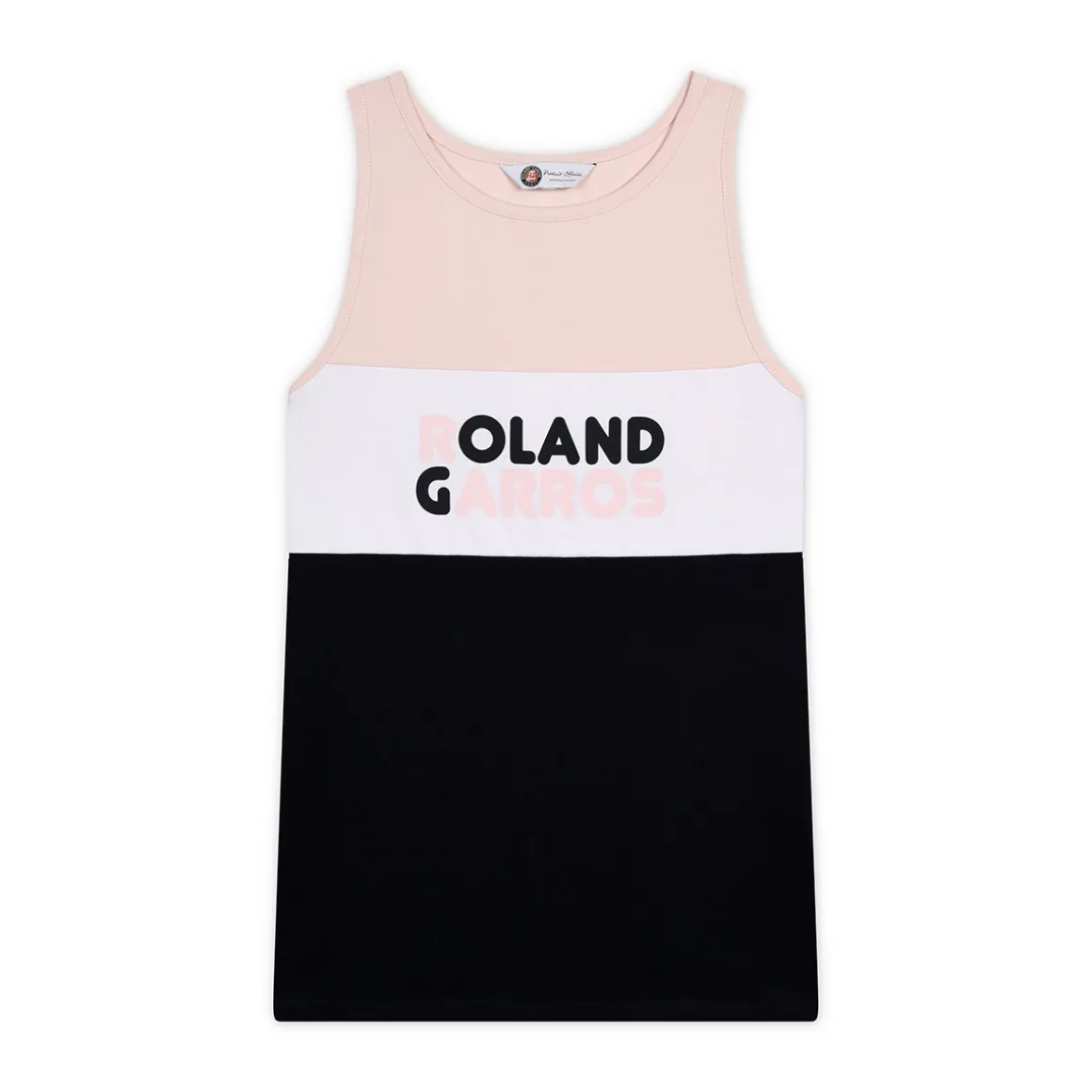 dbardeur_femme_col_rond_color_block_rolandgarros__rose_et_marine_5.webp Roland-Garros T Shirts & Débardeurs-Débardeur femme col rond Color Block - rose et marine
