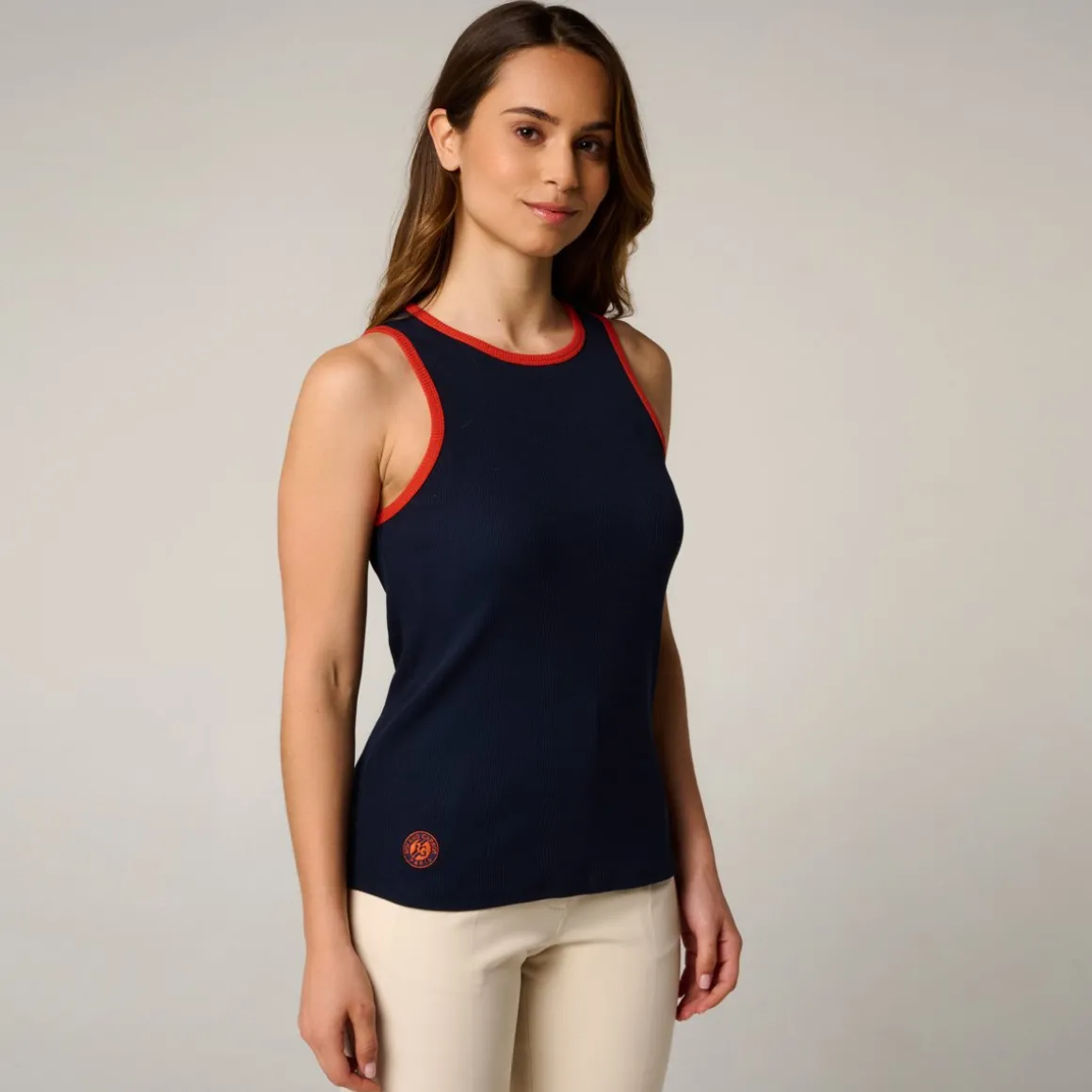 Roland-Garros T Shirts & Débardeurs-Débardeur Heritage femme - Marine