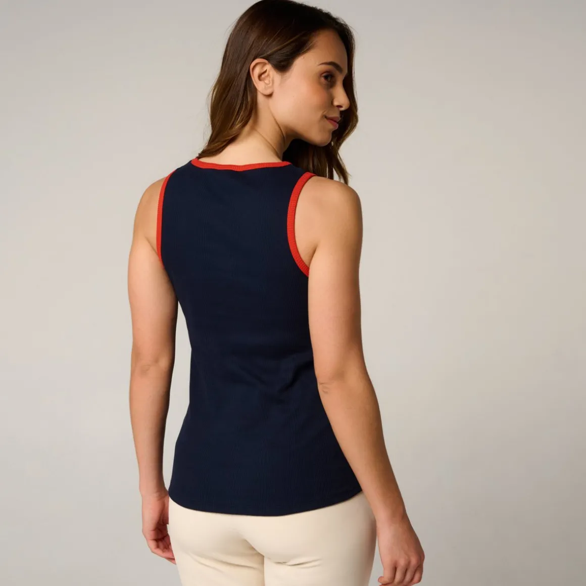 Roland-Garros T Shirts & Débardeurs-Débardeur Heritage femme - Marine