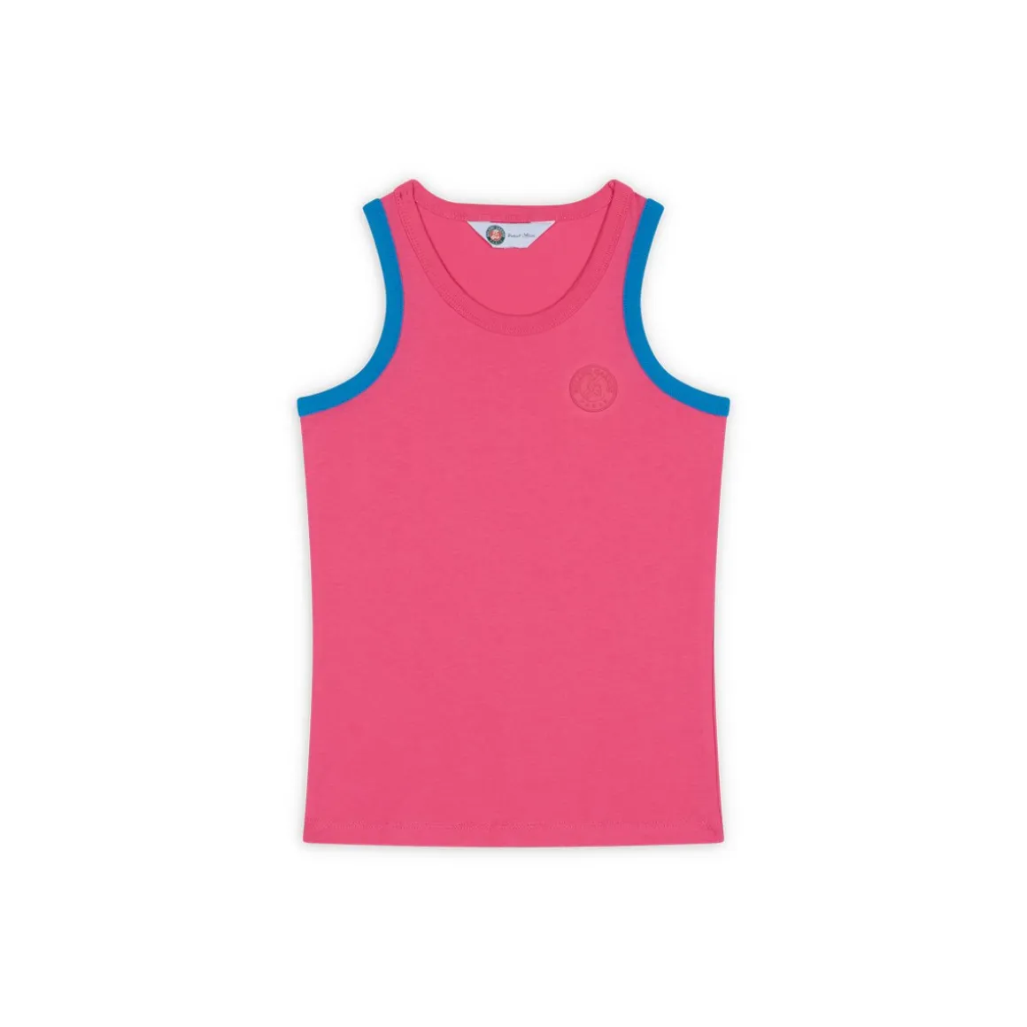 Roland-Garros Hauts-Débardeur Pop Energy fille - Rose et Bleu