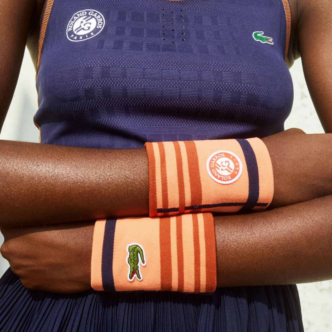Roland-Garros Accessoires | Accessoires-Duo de poignets de tennis Lacoste pour - Orange