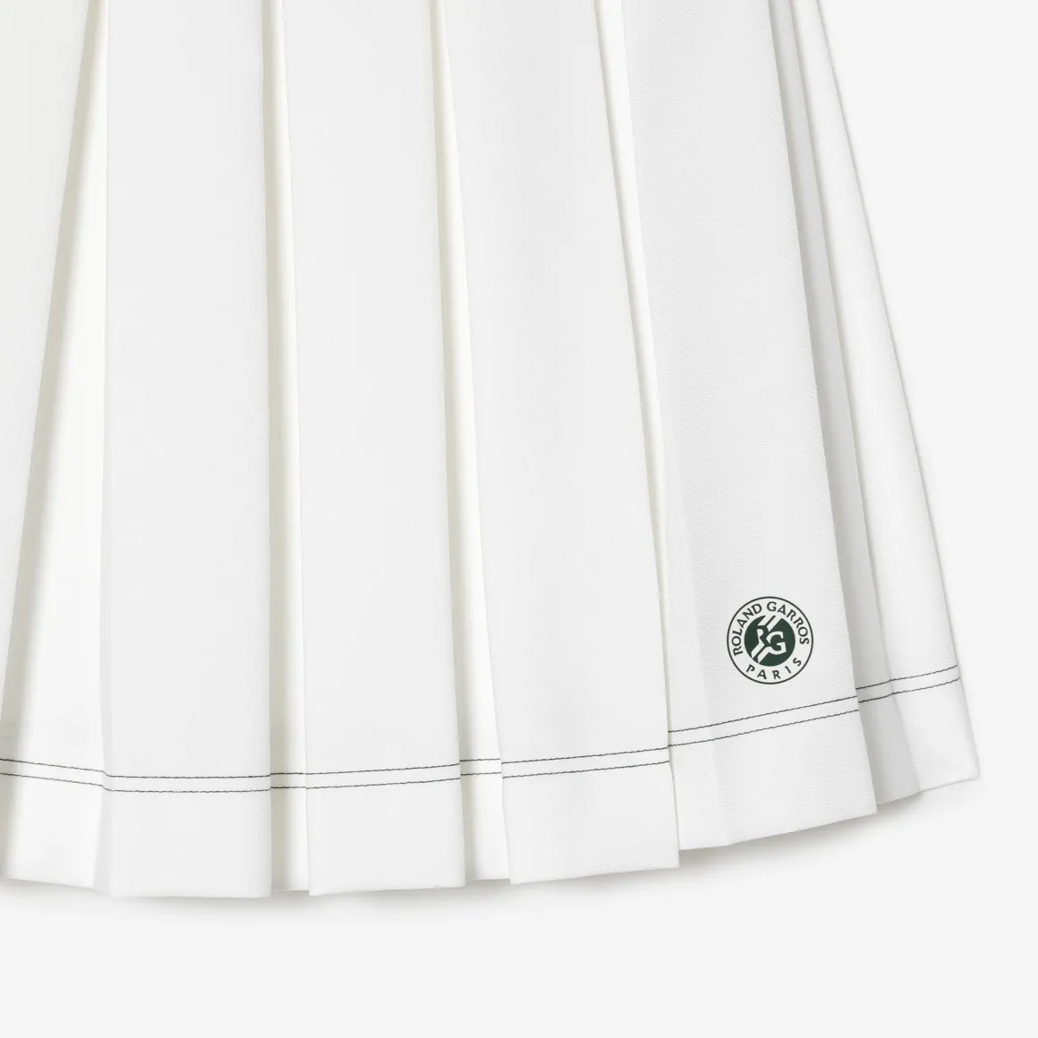 Roland-Garros Tenue De Tennis Femmes | Tenues De Tennis Femmes-Jupe femme club Lacoste x - Blanc