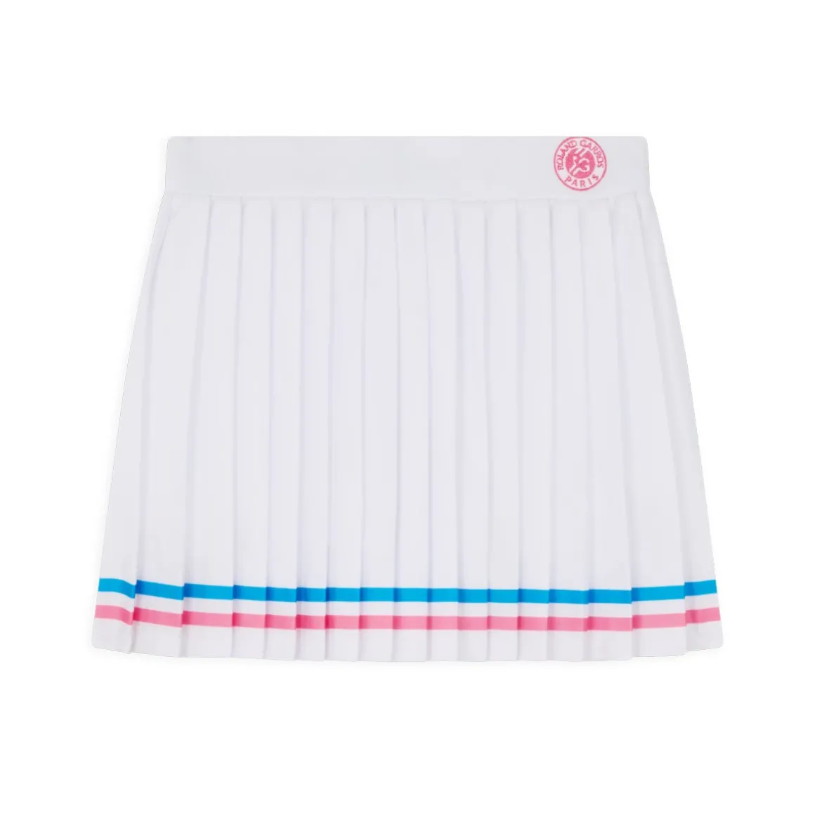 Roland-Garros Bas-Jupe plissée Pop Energy fille - Blanc