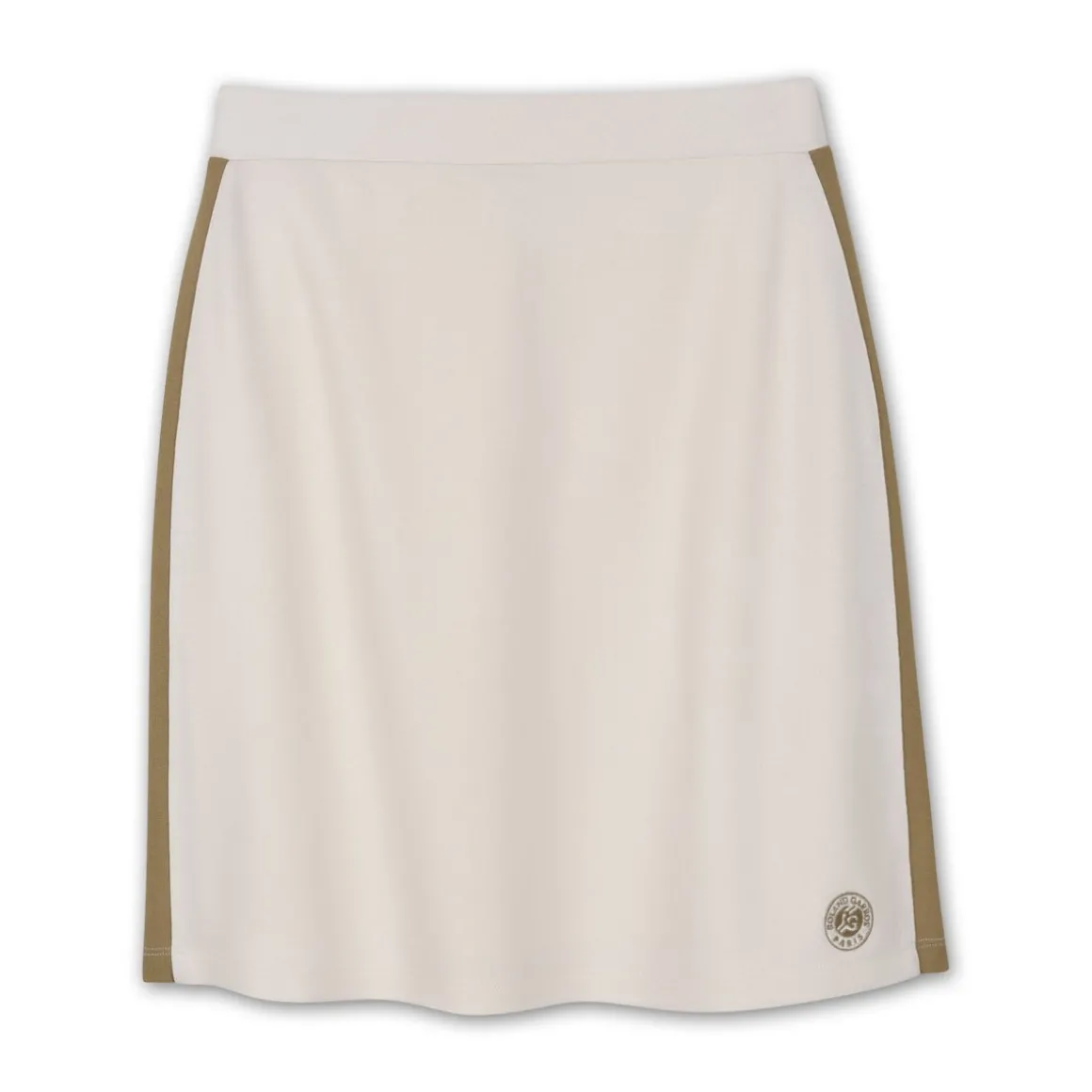 Roland-Garros Jupes, Robes & Pantalons-Jupe bandes côtés écru femme - ecru