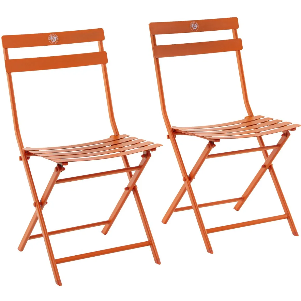 Roland-Garros Mobilier-Lot de deux chaises Hespéride pour - Terre-battue