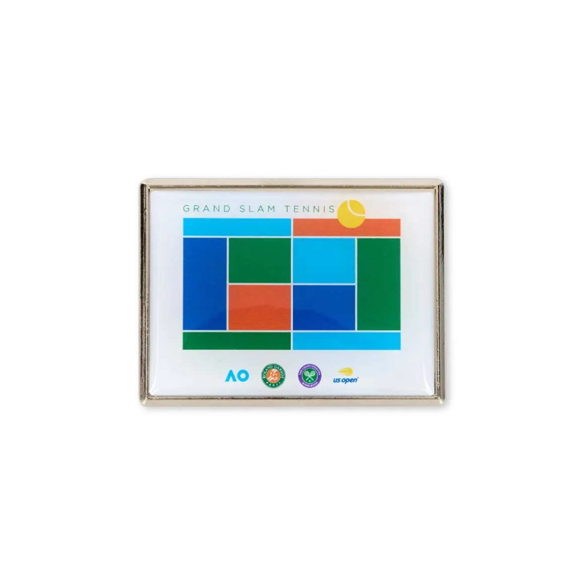 Roland-Garros Porte Clés & Magnets-Magnet Grand Chelem 2024 - Multicolor