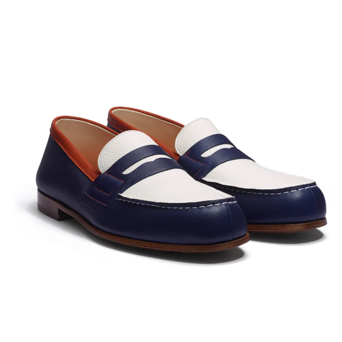 Roland-Garros Chaussures & Chaussettes | Chaussures-Mocassins Homme J.M Weston x - Marine