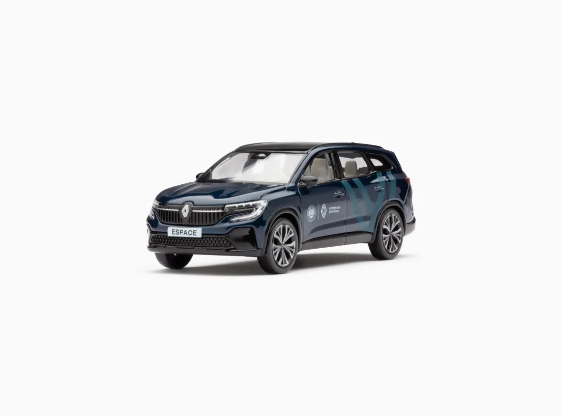 Roland-Garros Accessoires-Model Car Renault Espace E-Tech Full Hybrid x 2023 1/43 - Blue