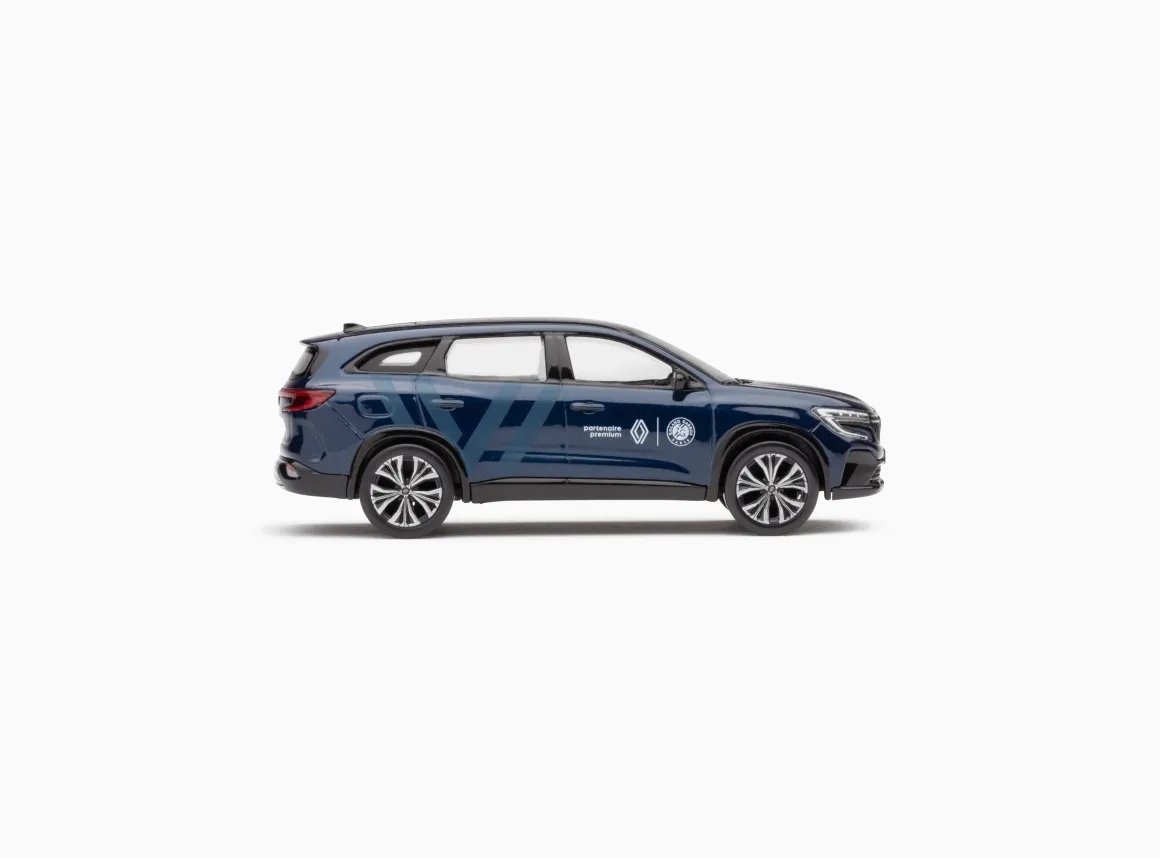 Roland-Garros Accessoires-Model Car Renault Espace E-Tech Full Hybrid x 2023 1/43 - Blue