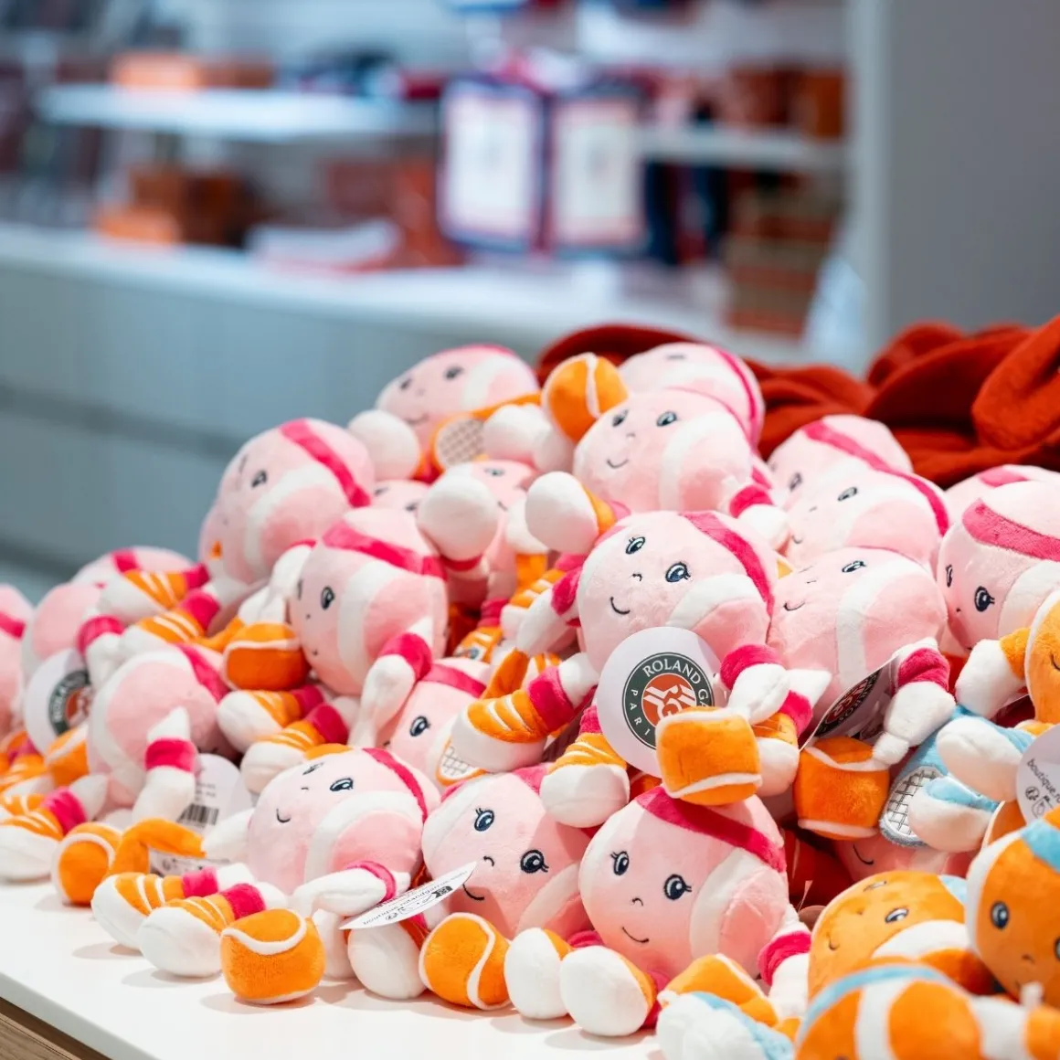 Roland-Garros Accessoires-Peluche balle de tennis - Rose
