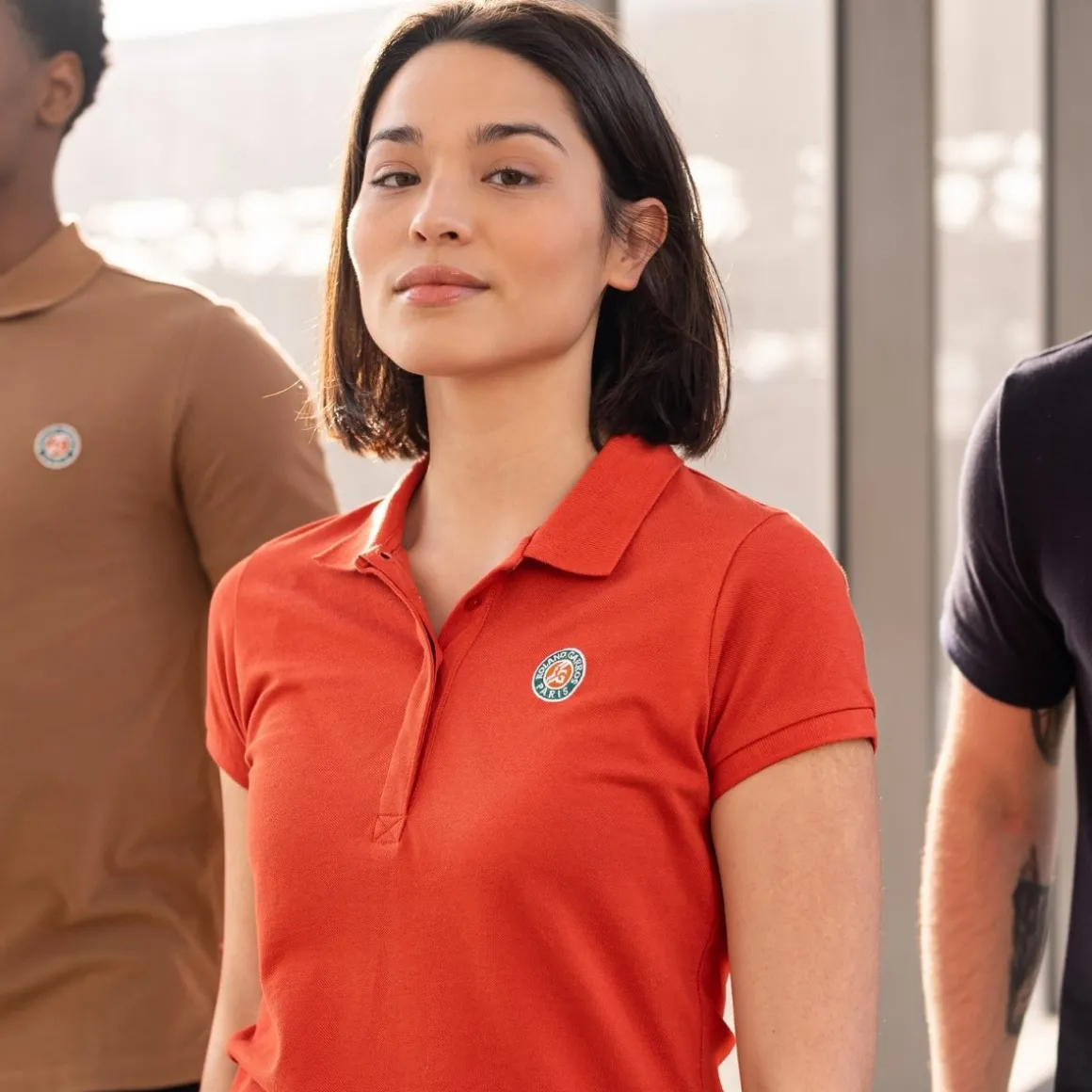 Roland-Garros Polos & Chemises-Polo Basique Femme - Terre battue