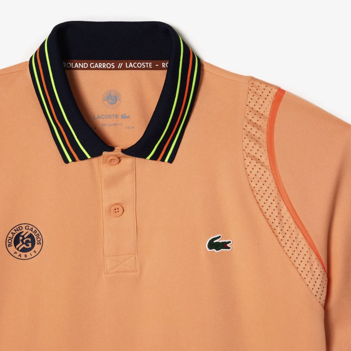 polo_bicolore_homme_lacoste_sport_dition_pour_roland_garros_ultradry__terre_battue_4.webp Roland-Garros Tenues De Tennis Hommes | Tenues De Tennis Hommes-Polo bicolore homme Lacoste Sport Édition pour Roland Garros ultra-dry - Terre battue