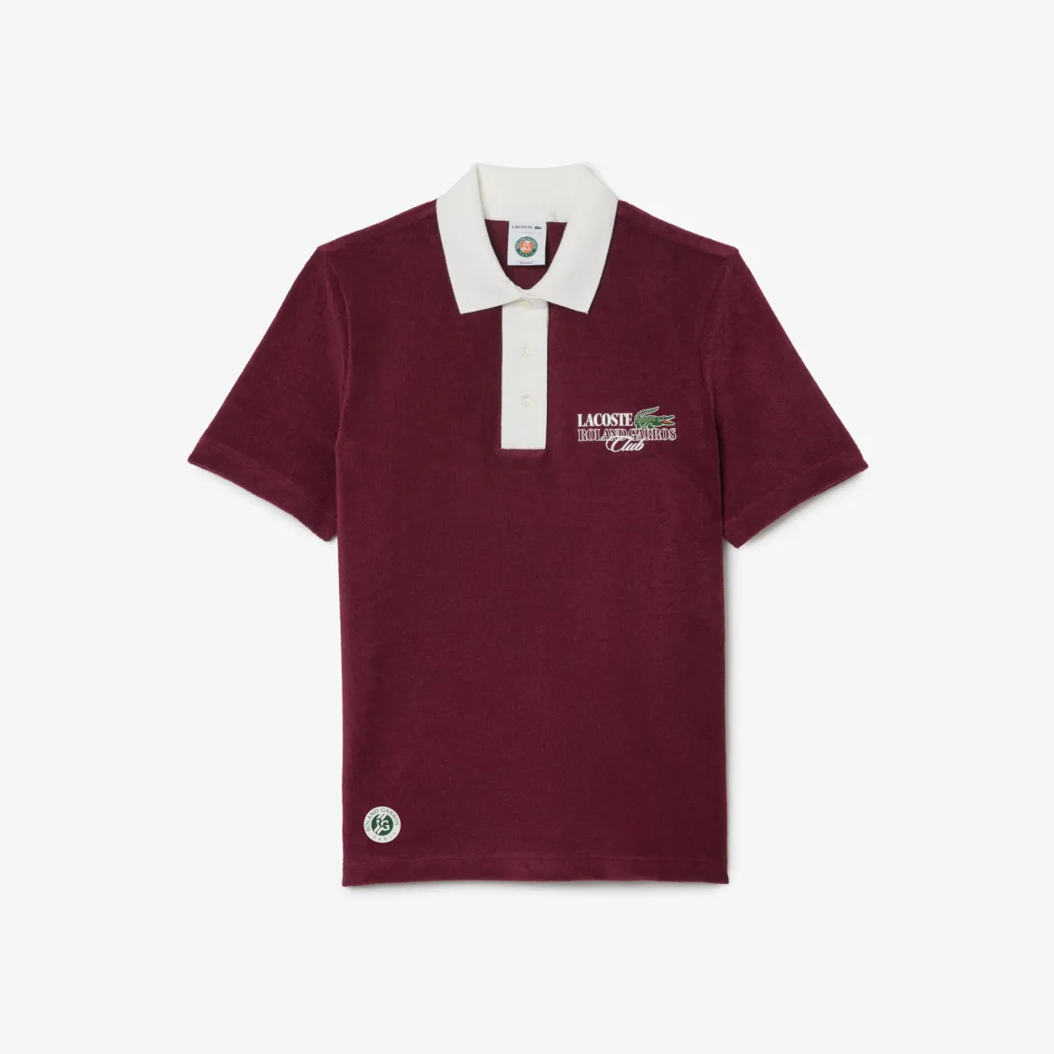 polo_club_dition_lacoste_x_rolandgarros__bordeaux_4.webp Roland-Garros Polos & Chemises-Polo Club Édition Lacoste x - Bordeaux