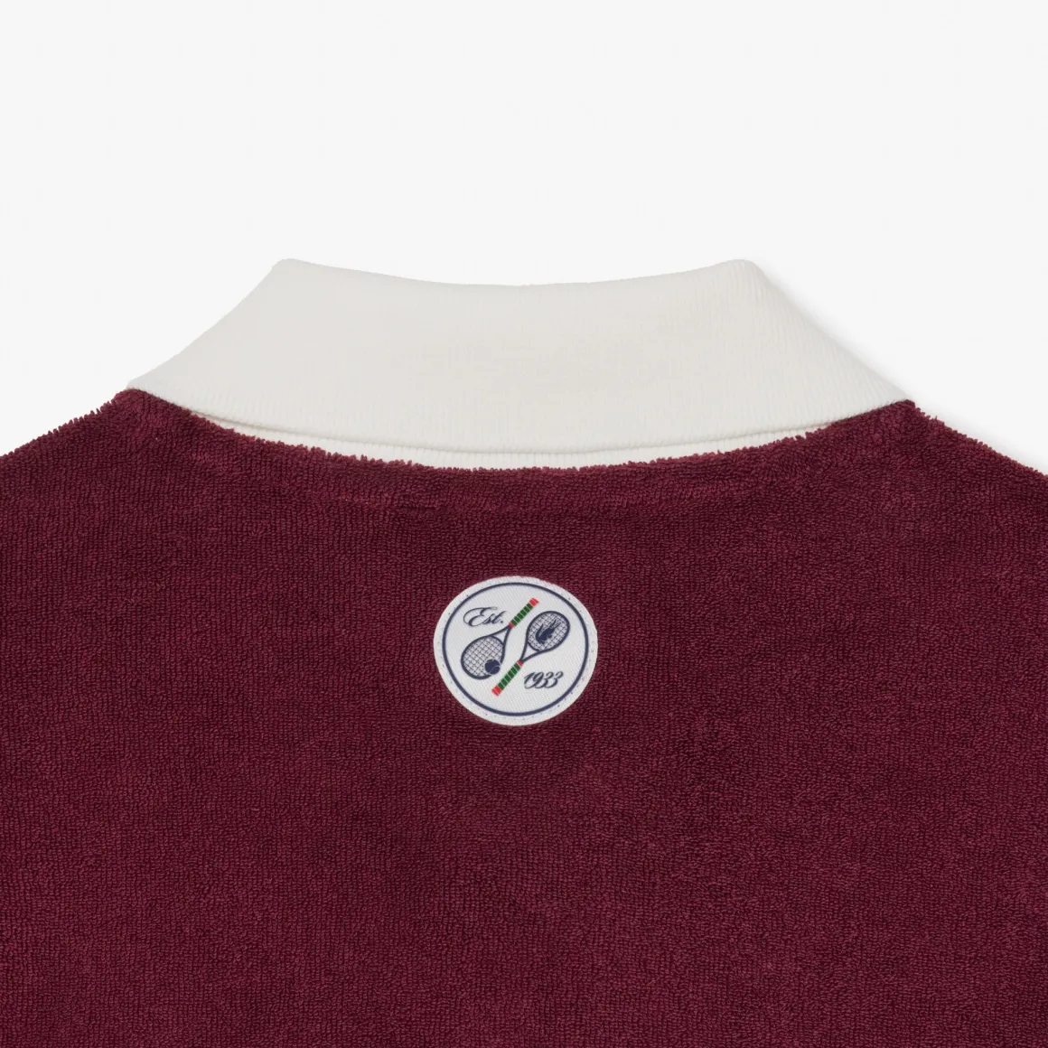 polo_club_dition_lacoste_x_rolandgarros__bordeaux_8.webp Roland-Garros Polos & Chemises-Polo Club Édition Lacoste x - Bordeaux