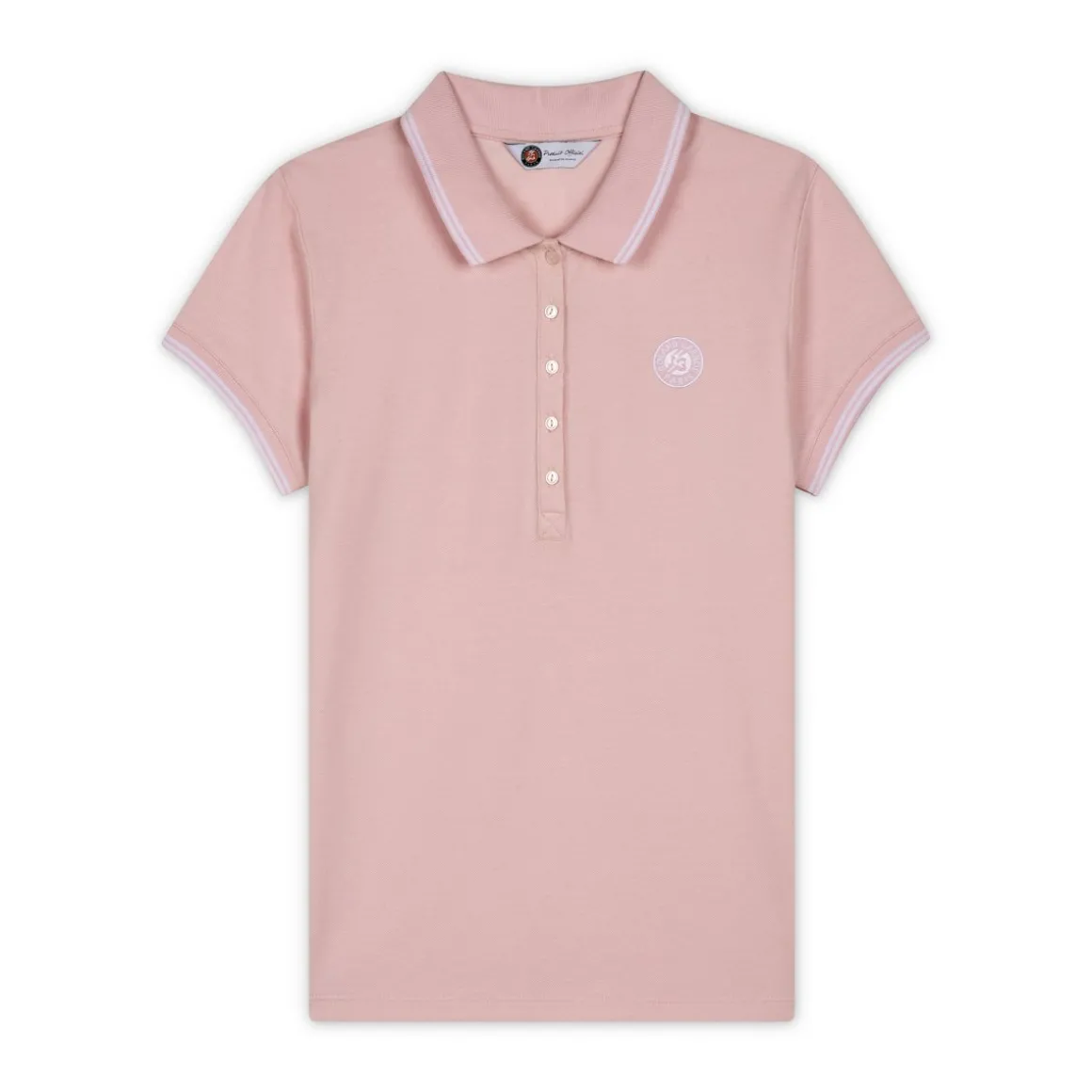polo_en_coton_piqu_femme_rolandgarros__rose_5.webp Roland-Garros Polos & Chemises-Polo en coton piqué femme - rose