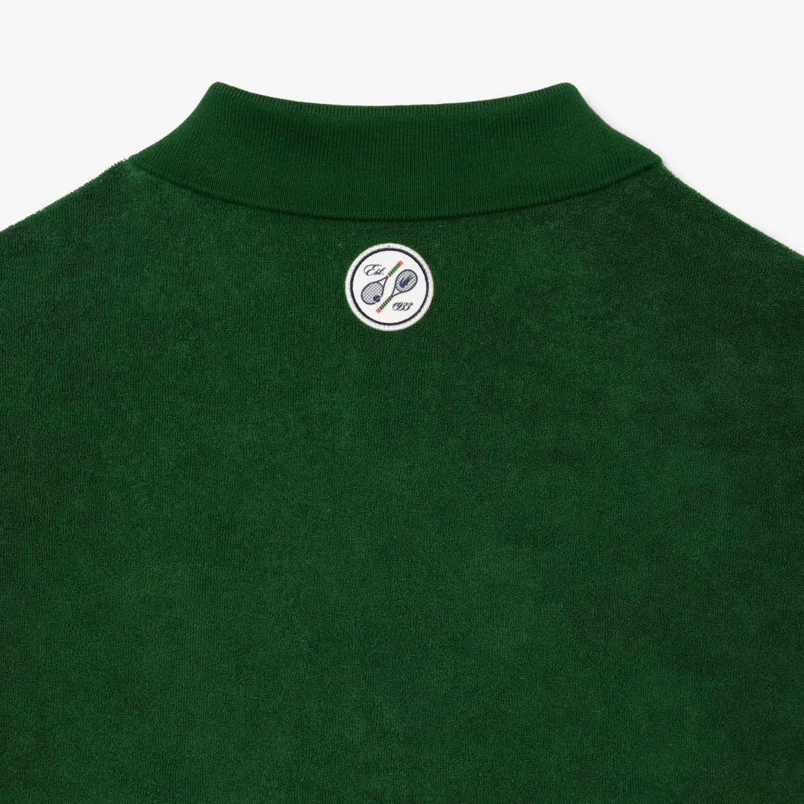 polo_en_maille_ponge_homme_dition_lacoste_x_rolandgarros__vert_8.webp Roland-Garros Polos-Polo en maille éponge homme Édition Lacoste x - Vert