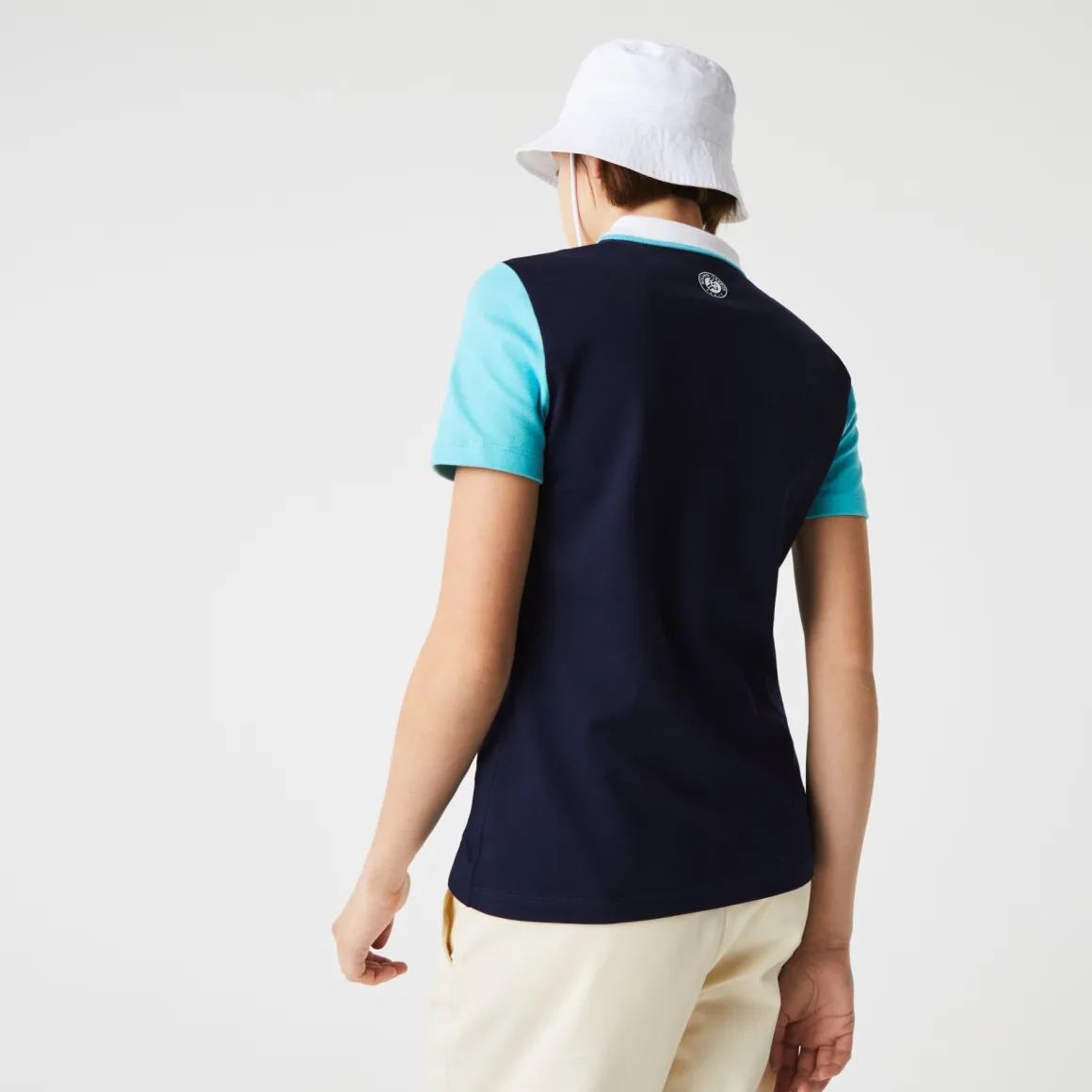 Roland-Garros Polos & Chemises-Polo Femme en coton color-block Lacoste pour - bleu