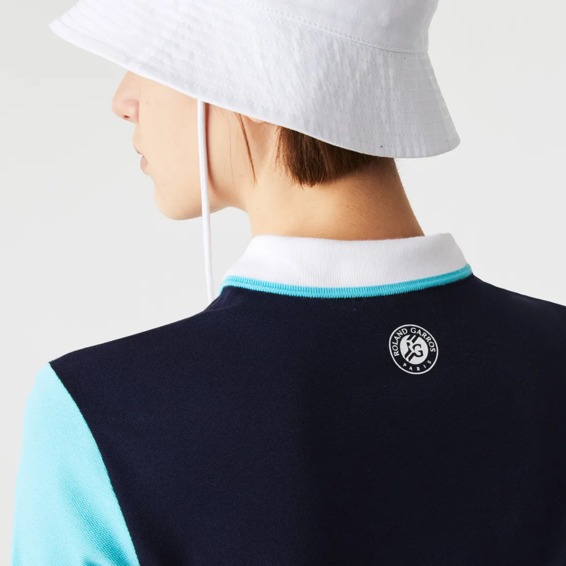 Roland-Garros Polos & Chemises-Polo Femme en coton color-block Lacoste pour - bleu