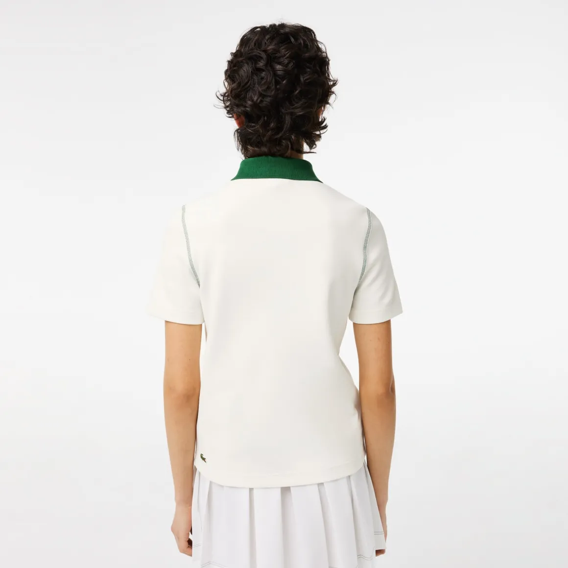 polo_femme_lacoste_pour_roland_garros__blanc_vert_4.webp Roland-Garros Polos & Chemises-Polo femme Lacoste pour Roland Garros - Blanc Vert