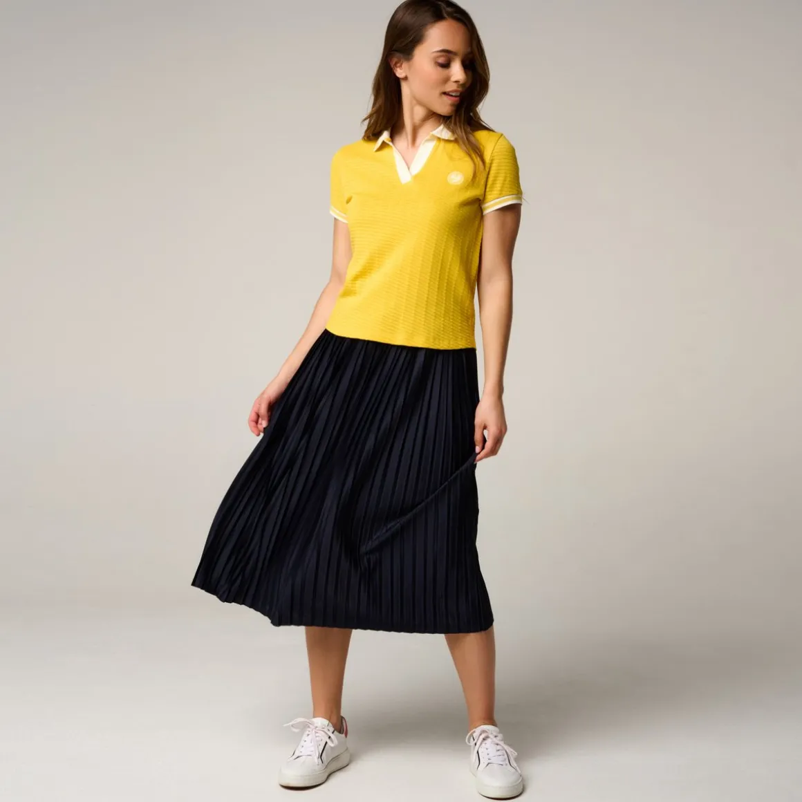 polo_heritage_femme_rolandgarros__jaune_3.webp Roland-Garros Polos & Chemises-Polo Heritage femme - Jaune