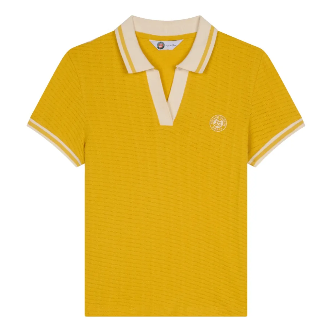 polo_heritage_femme_rolandgarros__jaune_5.webp Roland-Garros Polos & Chemises-Polo Heritage femme - Jaune