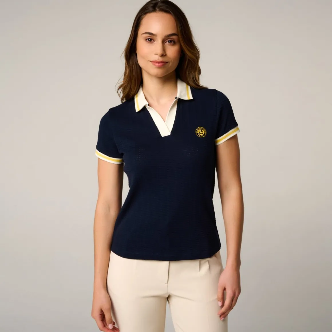 Roland-Garros Polos & Chemises-Polo Heritage femme - Marine