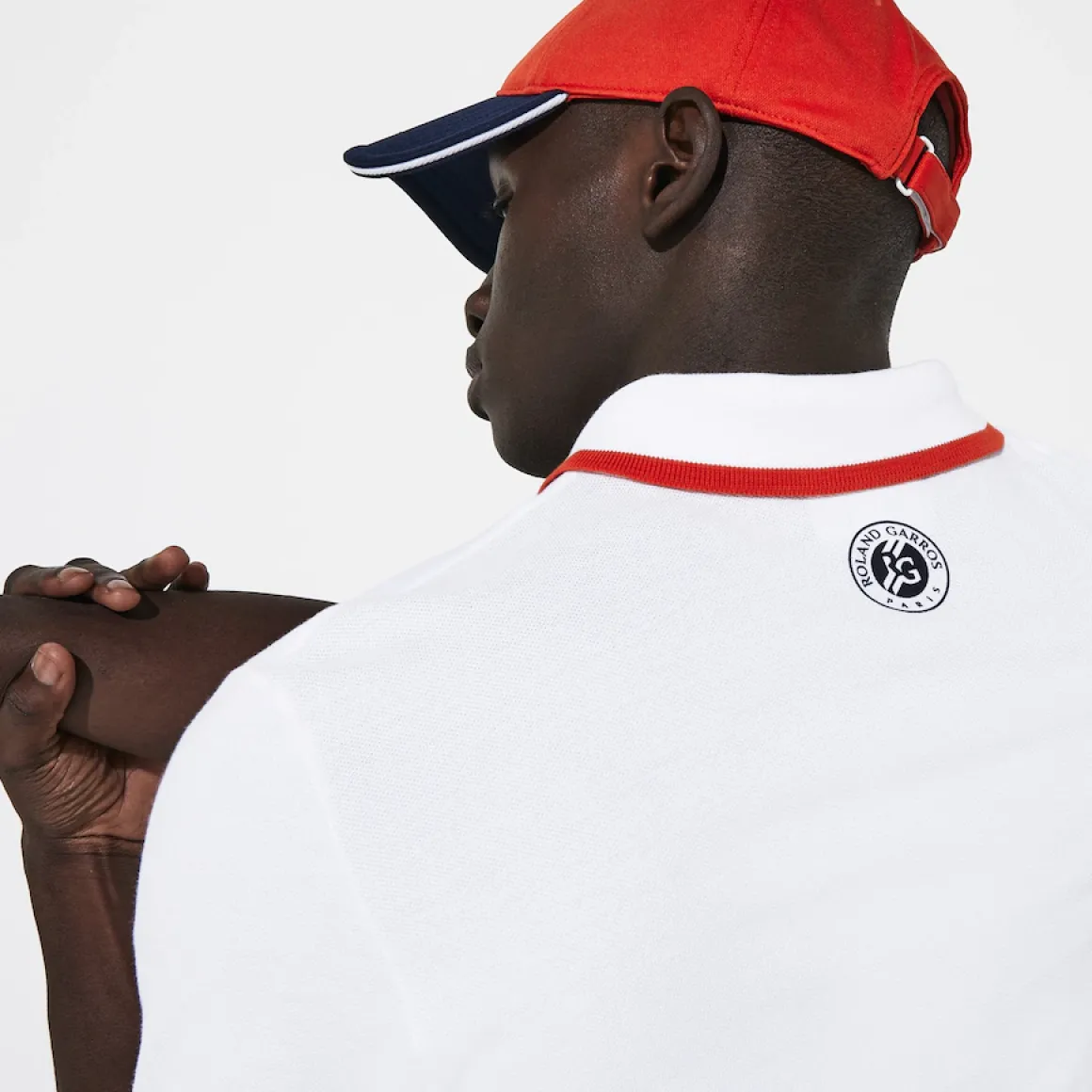 polo_lacoste_x_rolandgarros_en_coton__motif_vgtal__blanc_3.webp Roland-Garros Polos-Polo Lacoste x en coton à motif végétal - Blanc