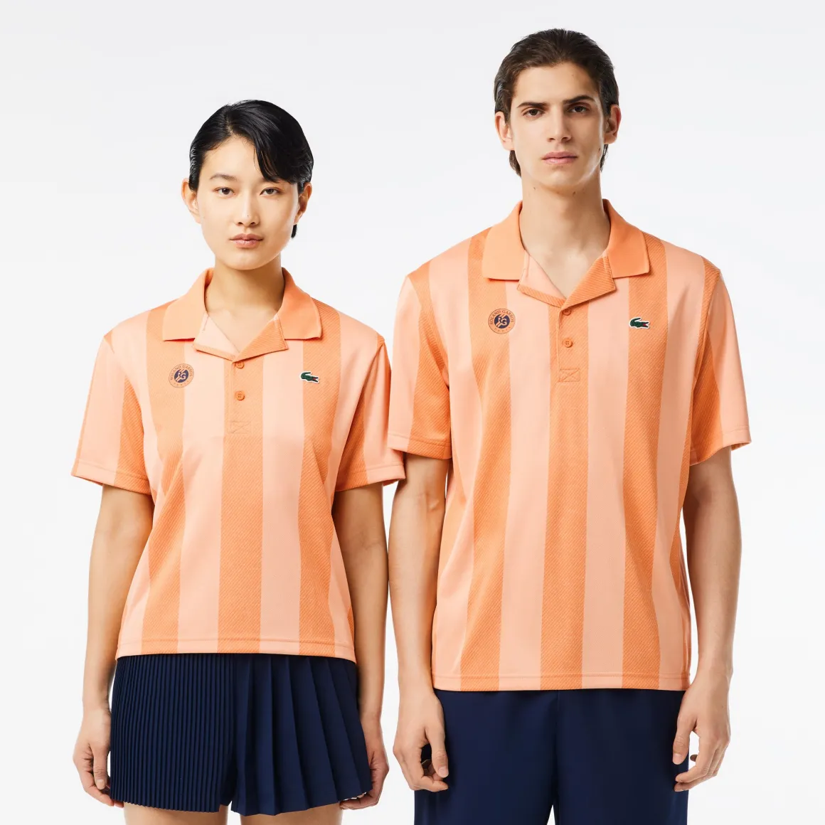 Roland-Garros Tenues De Ramasseurs De Balles | Polos & Chemises-Polo Ramasseur unisexe Lacoste x - Orange