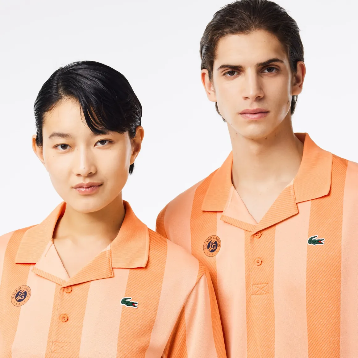 Roland-Garros Tenues De Ramasseurs De Balles | Polos & Chemises-Polo Ramasseur unisexe Lacoste x - Orange